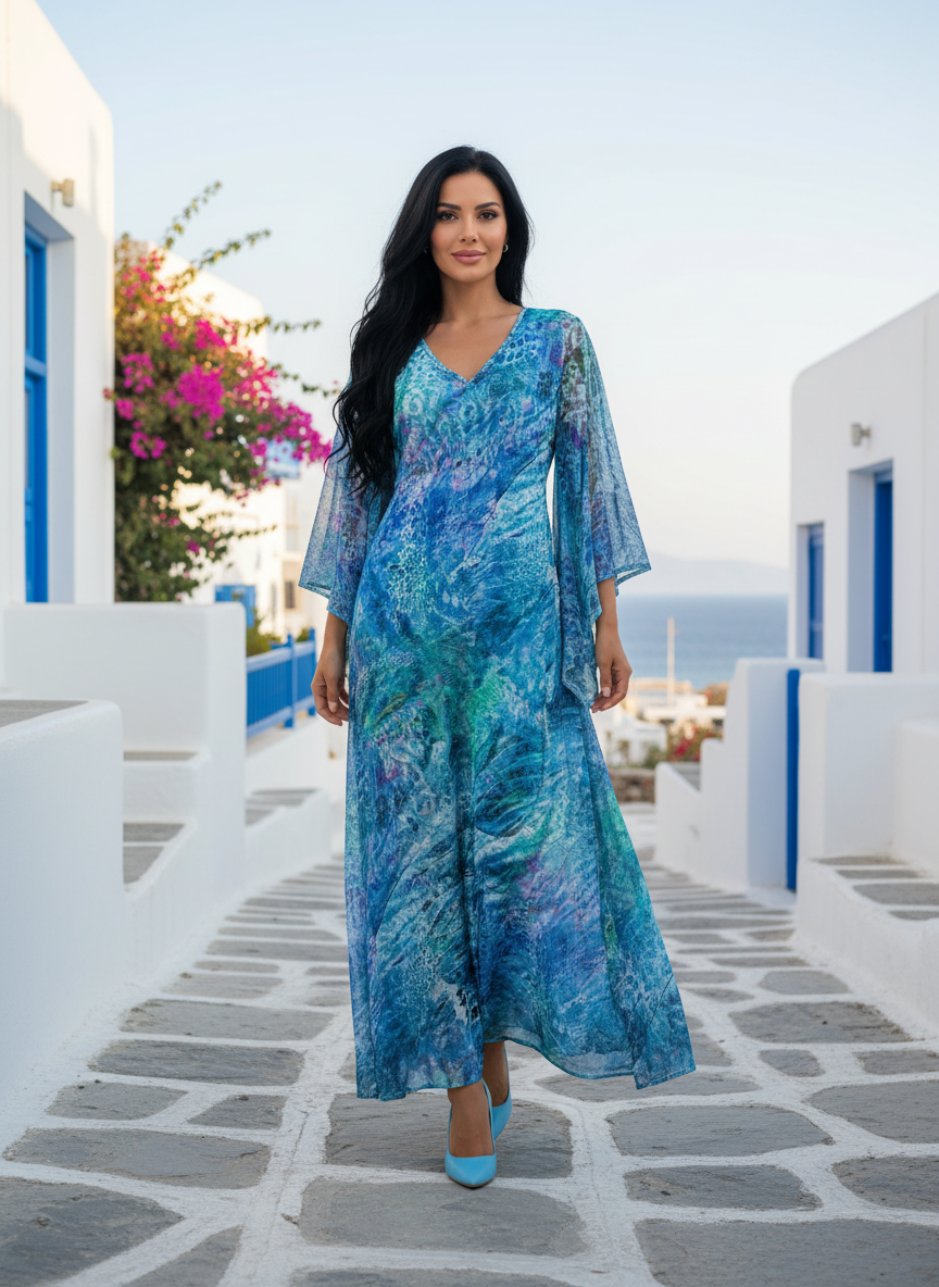 Φόρεμα Εμπριμέ Δαντέλα. Φόρεμα Εμπριμέ Δαντέλα.