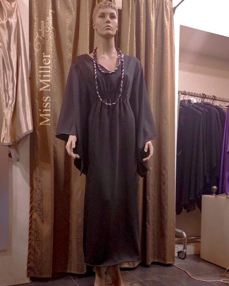 Μαύρο Μπόχο Φόρεμα. M-I,L-XL,2XL