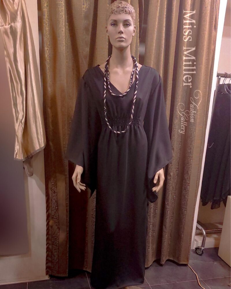 Μαύρο Μπόχο Φόρεμα. M-I,L-XL,2XL