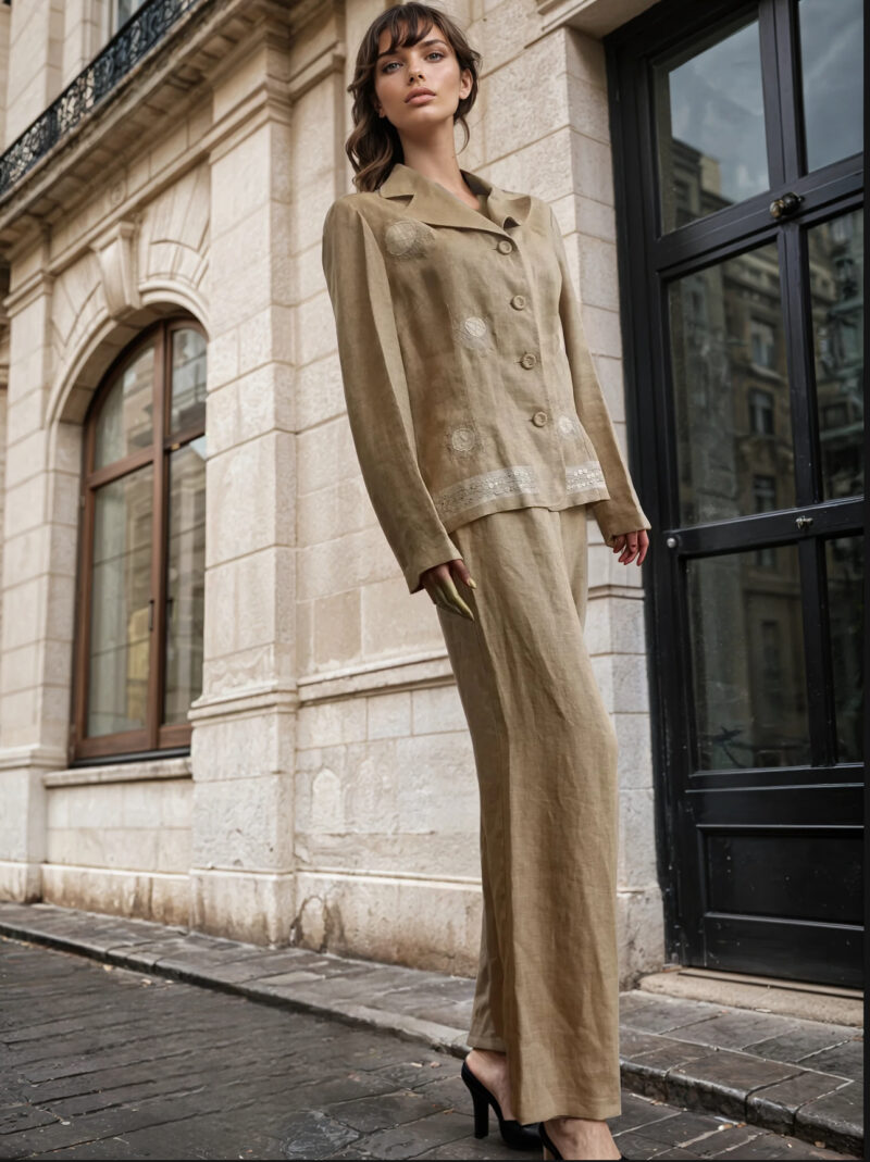 Κουστούμι 100% λινό