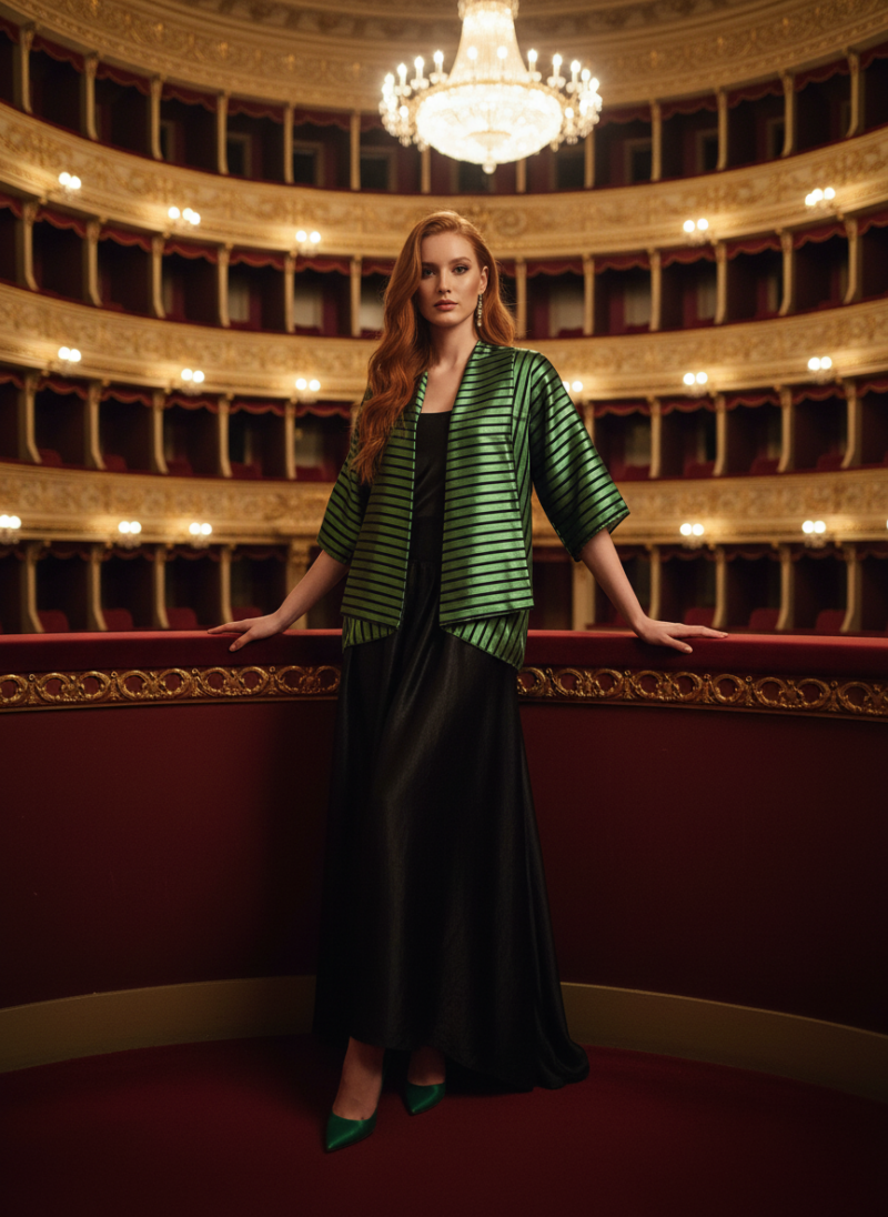 Ζακέτα σατέν πράσινη χειροποίητη, γάμος, βάφτιση.