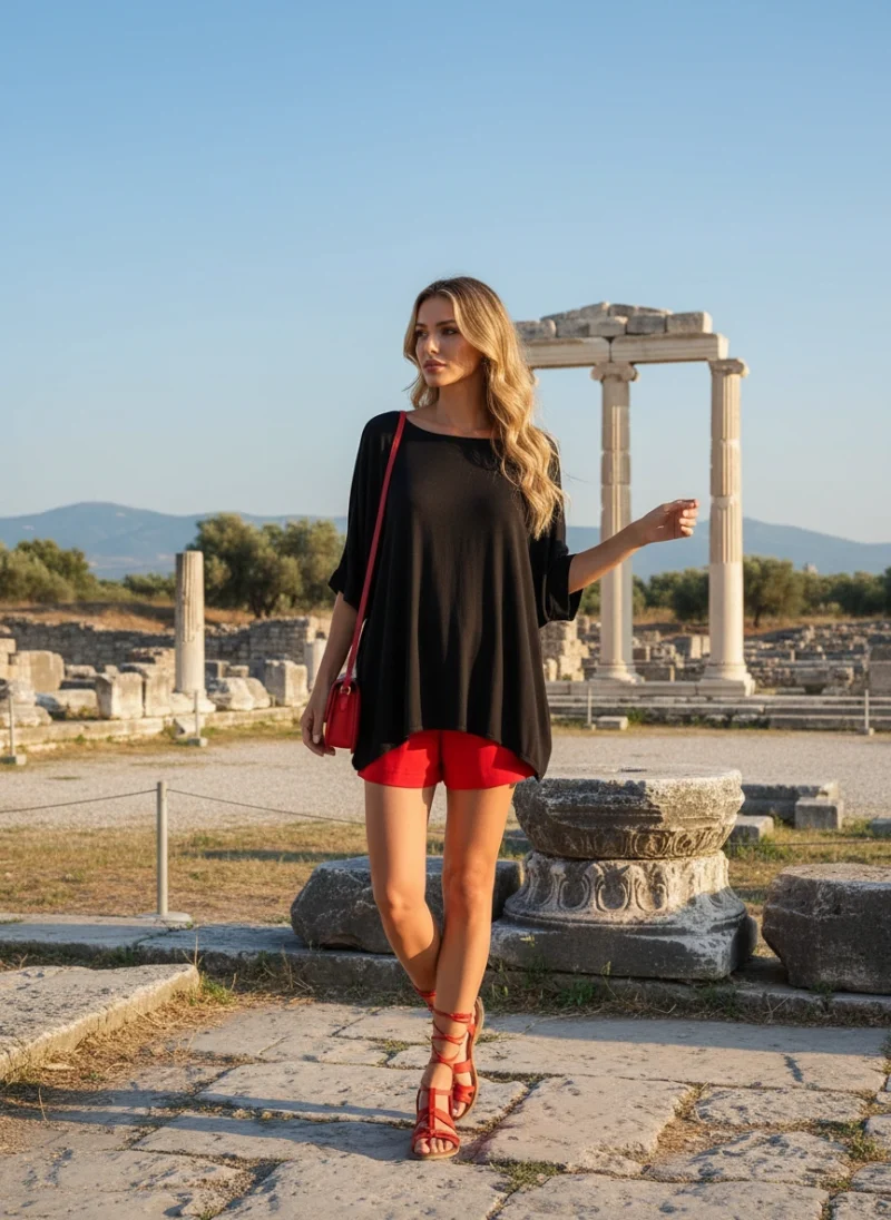 Μαύρη μακριά Μπλούζα