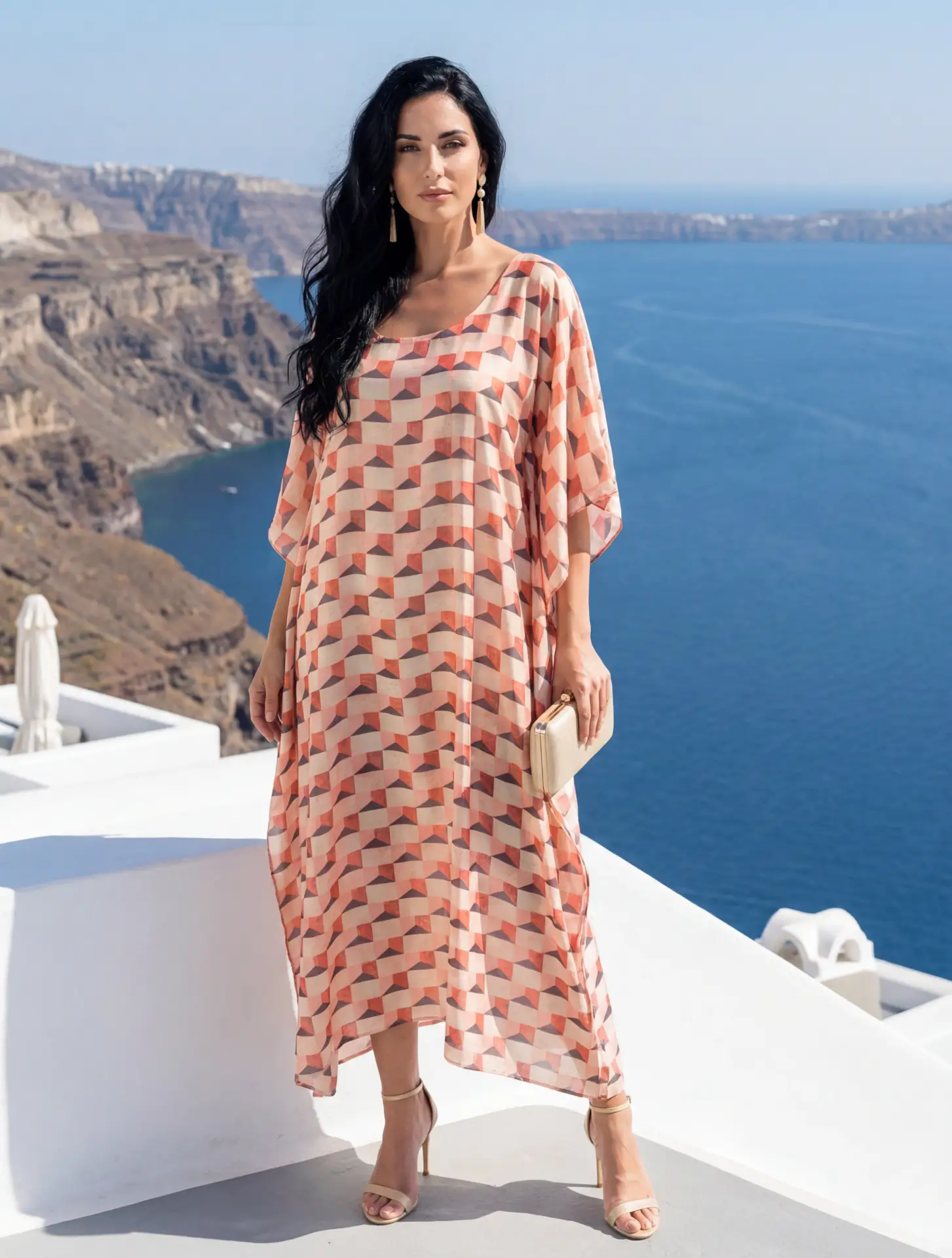 Πόντσο μουσελίνα μωβ . Πόντσο μουσελίνα μωβ .