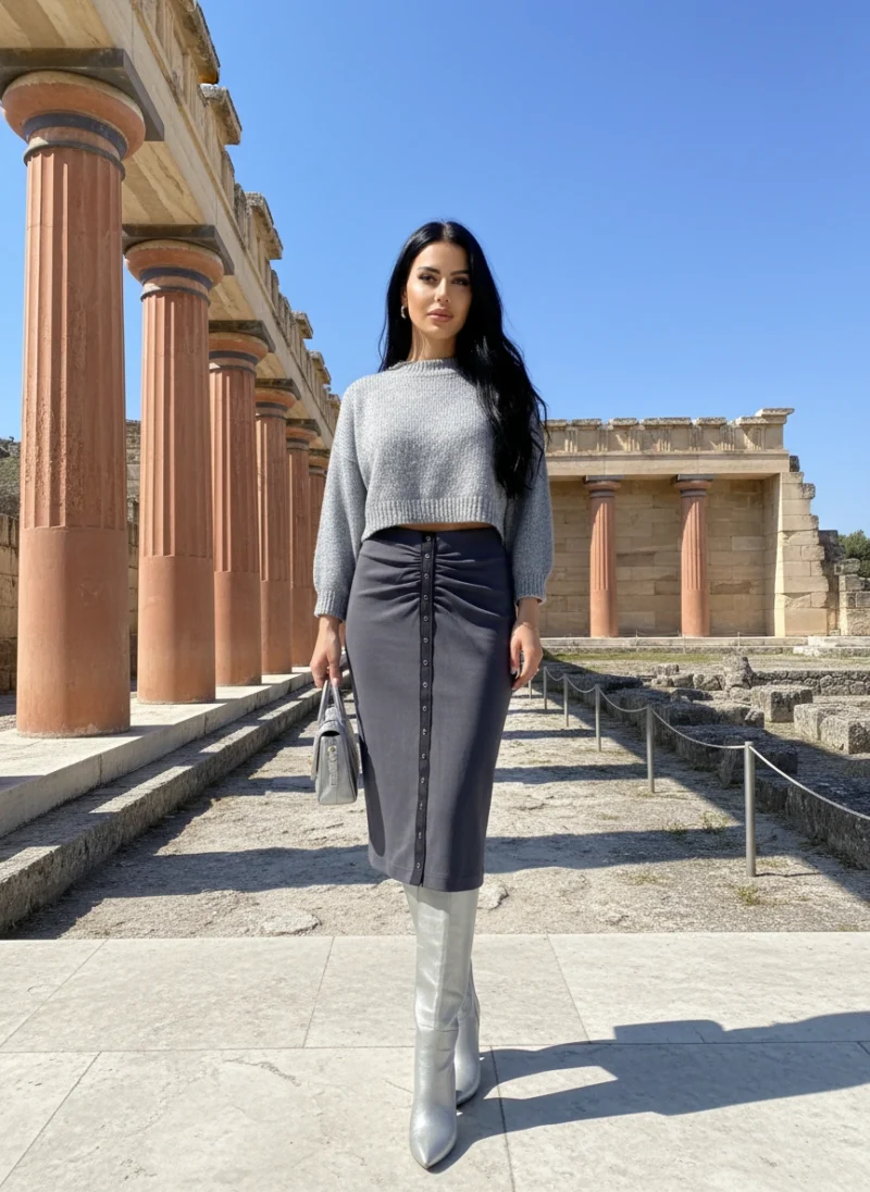 Καφτάνι Σατέν Μπλε Γάμος Βάφτιση.