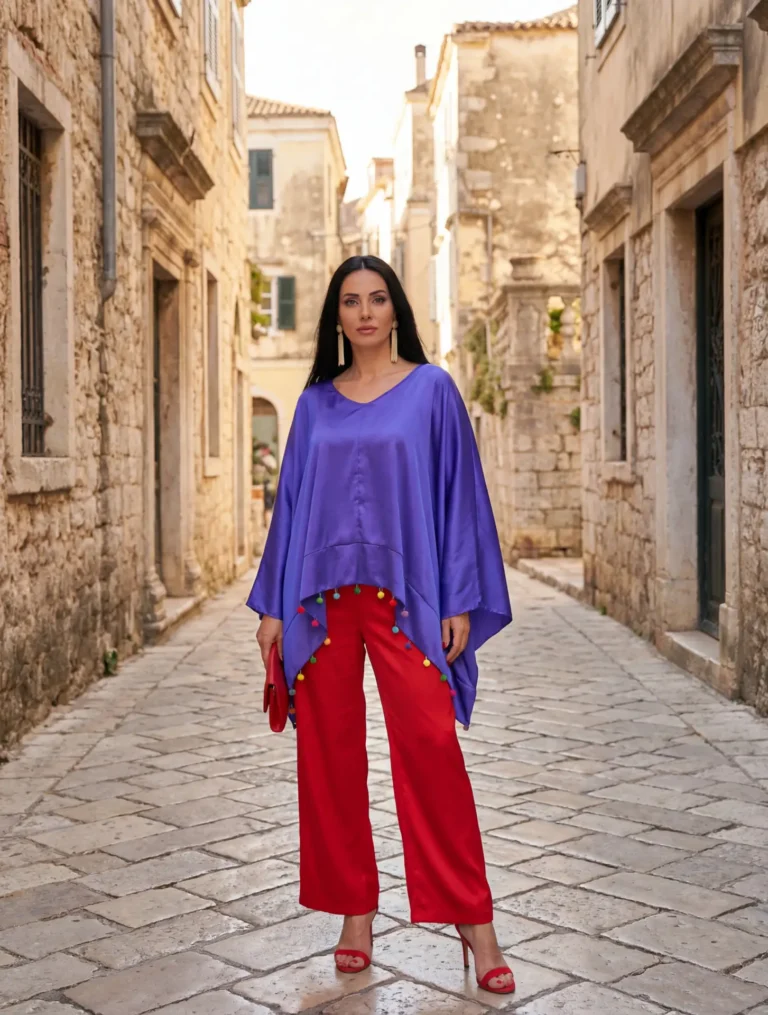 Καφτάνι Με Πον Πον.