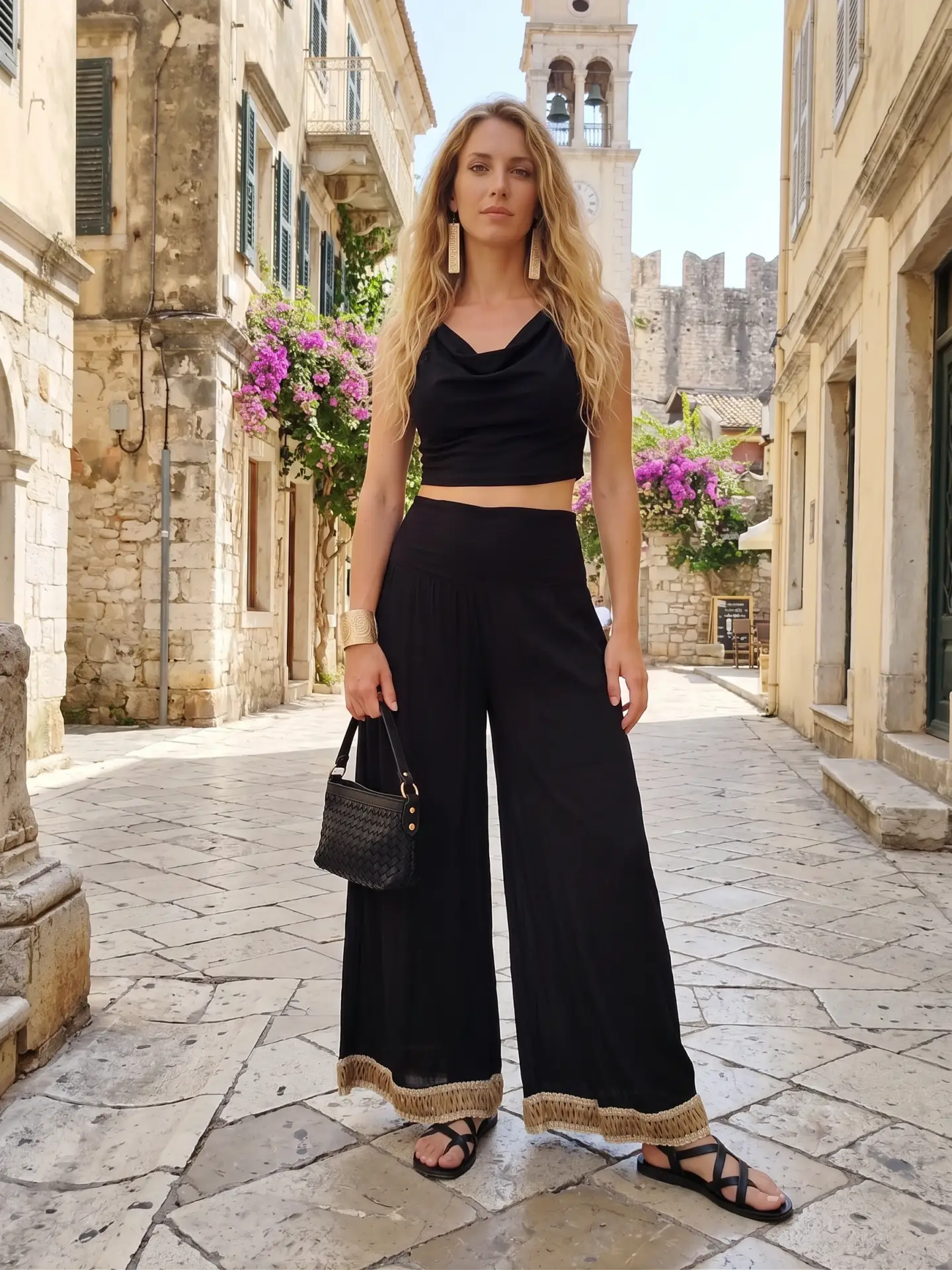 Παντελόνα Μεταξωτή Πράσινη Μπλε. Παντελόνα Μεταξωτή Πράσινη Μπλε.