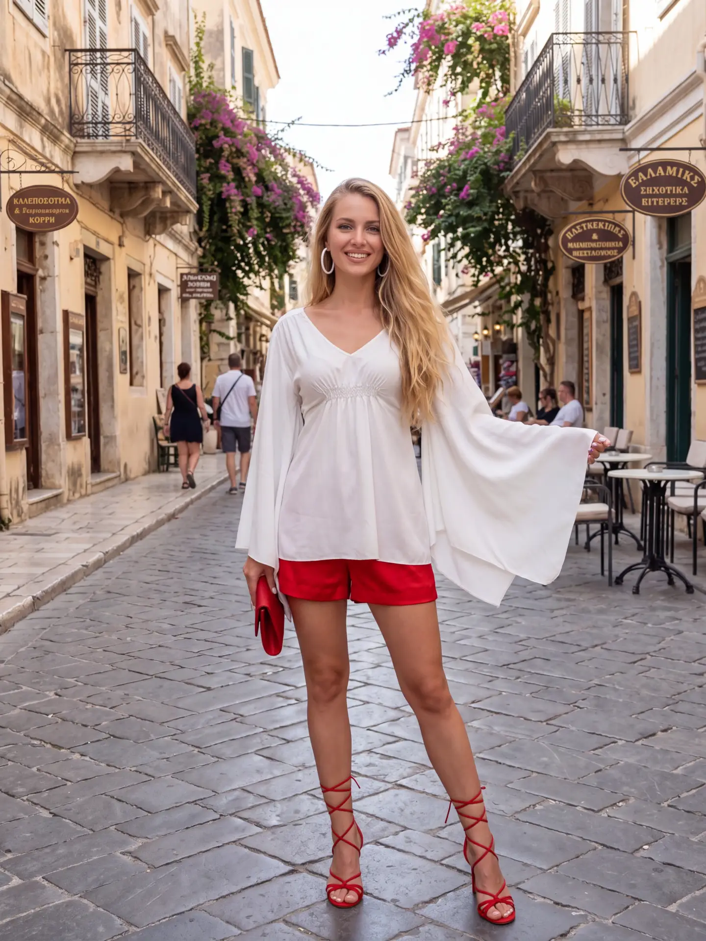Άσπρη Μεταξωτή Μπλούζα Χειροποίητη Άσπρη Μεταξωτή Μπλούζα Χειροποίητη