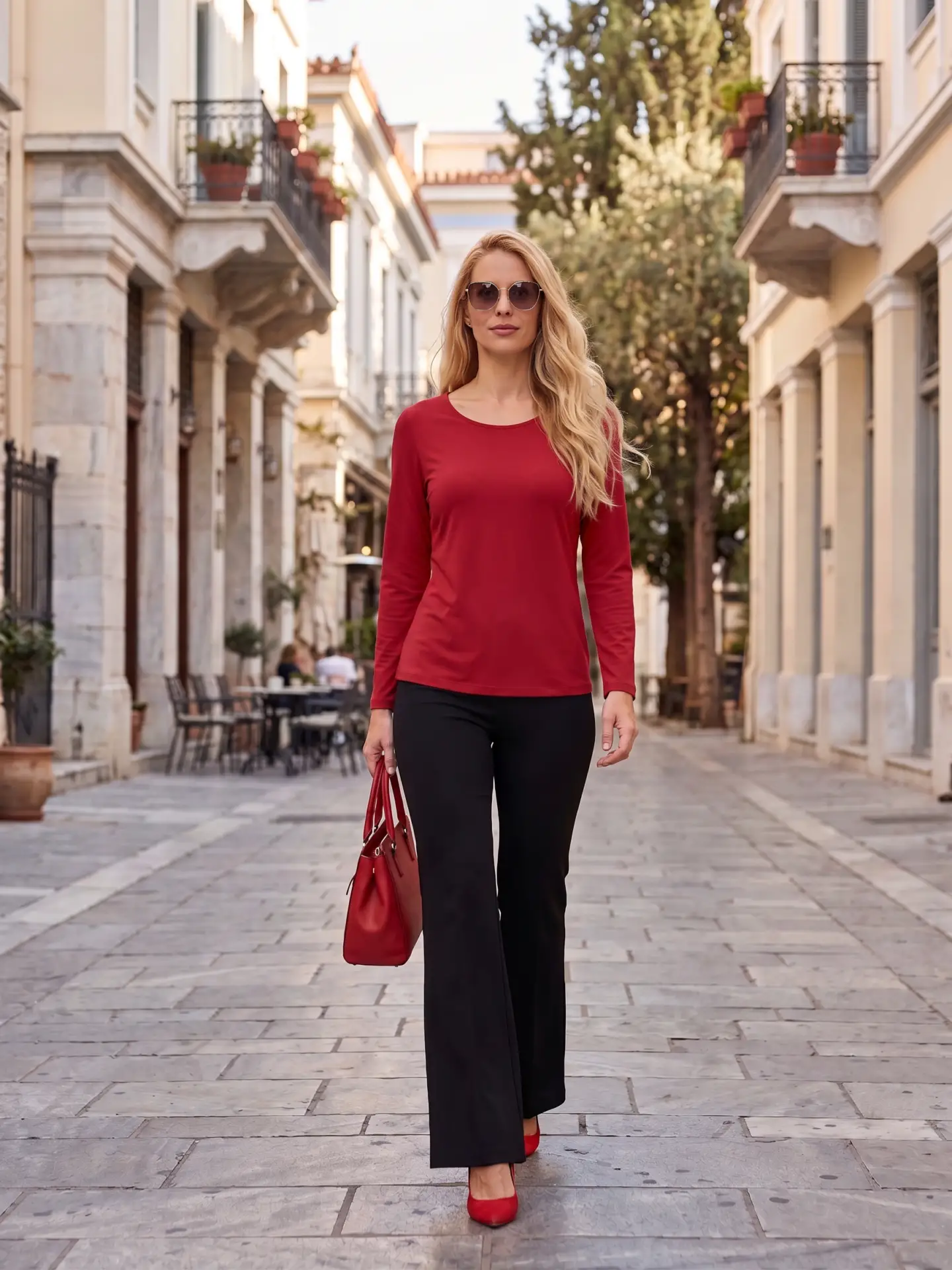 Παντελόνι Μαύρο Ελαφριά Καμπάνα Παντελόνι Μαύρο Ελαφριά Καμπάνα